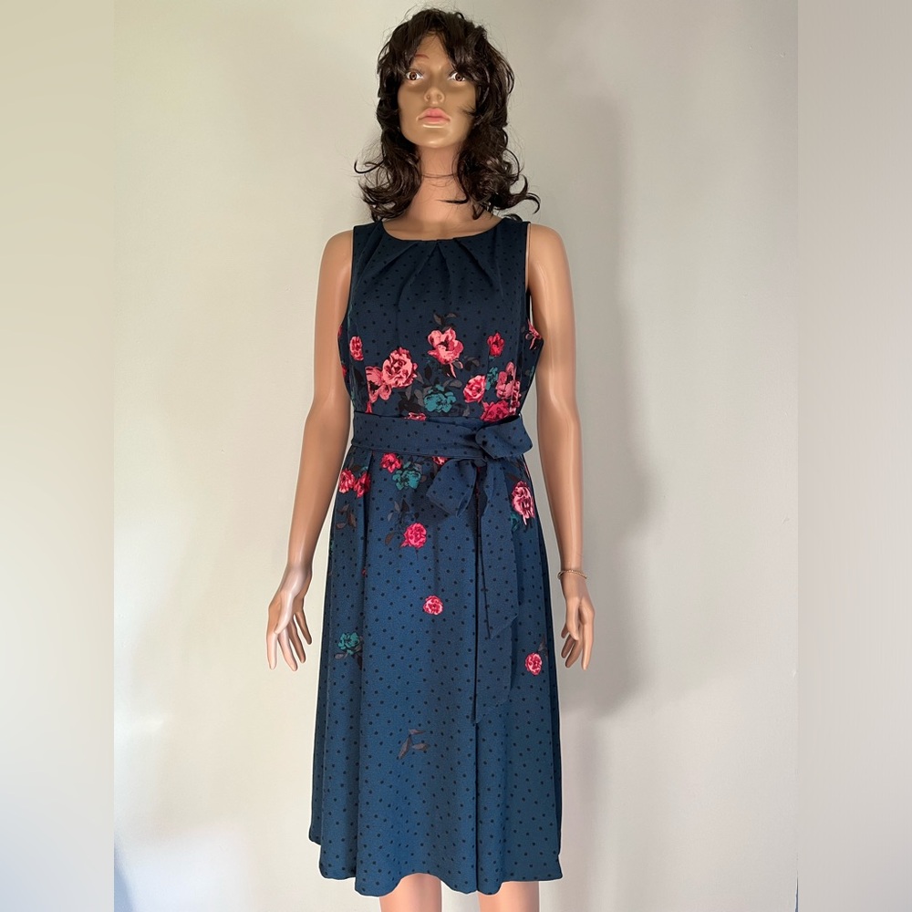 NWT Fit and Flare Midi Dress